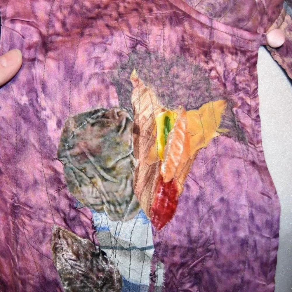 Sara Palacios Wearable Art Los Angeles SPLA Silk Vest OOAK Textile Medium